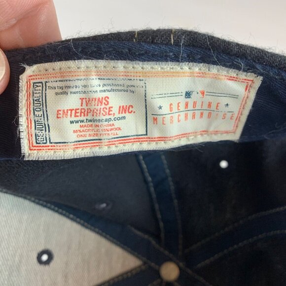 Arizona Diamondbacks MLB Navy Blue Twins Enterprise Strapback Hat - Picture 5 of 5